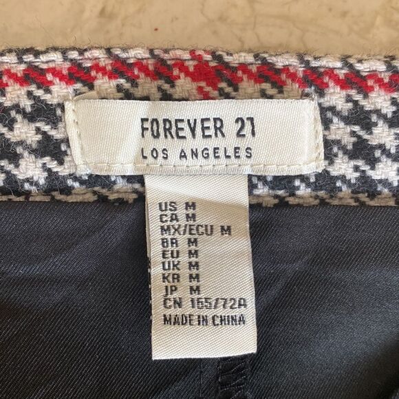 Forever 21 Skort Houndstooth Wool Blend - Picture 13 of 16
